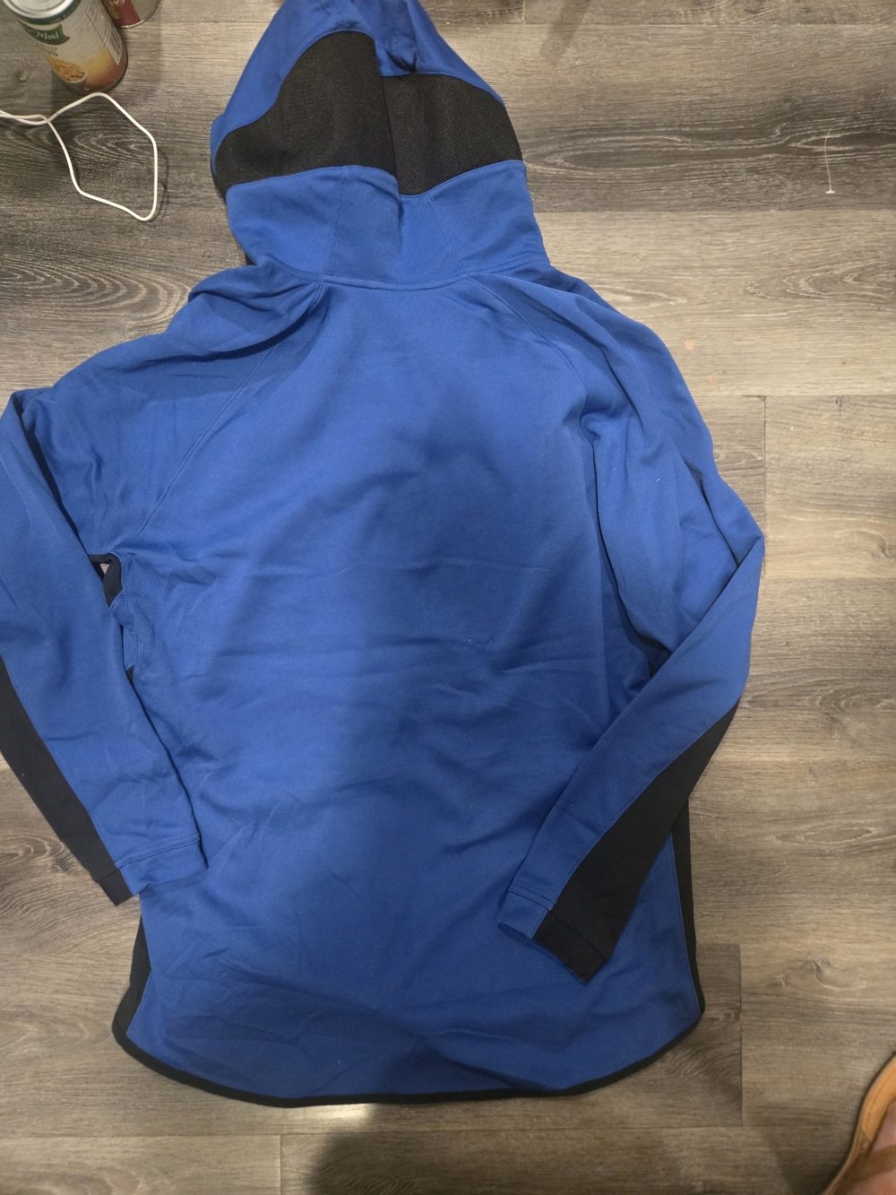 Nike NWT Dri Fit Showtime Basketball Hoodie Jacket Blue Black XL Tall - Picture 2 of 4